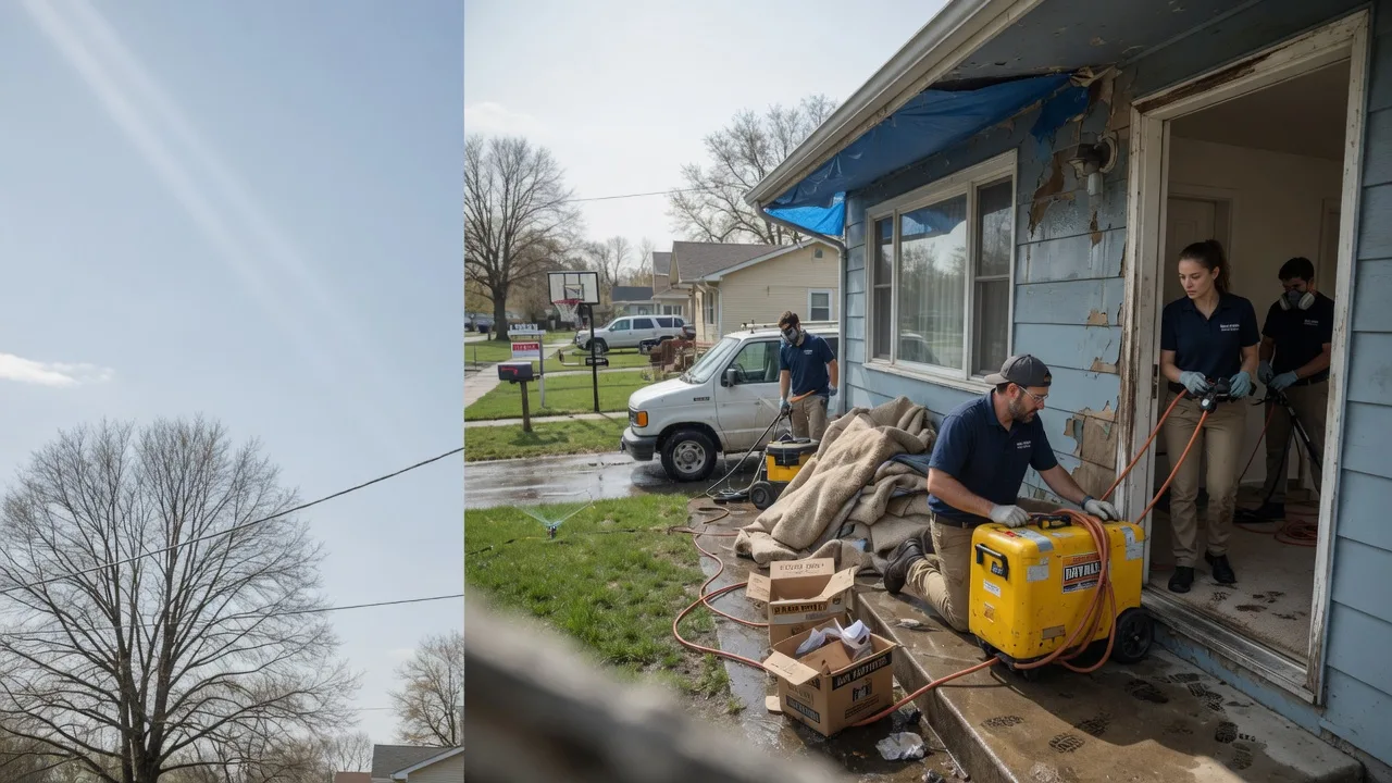 Basement Flood Cleanup in Chesterfield, MO near me